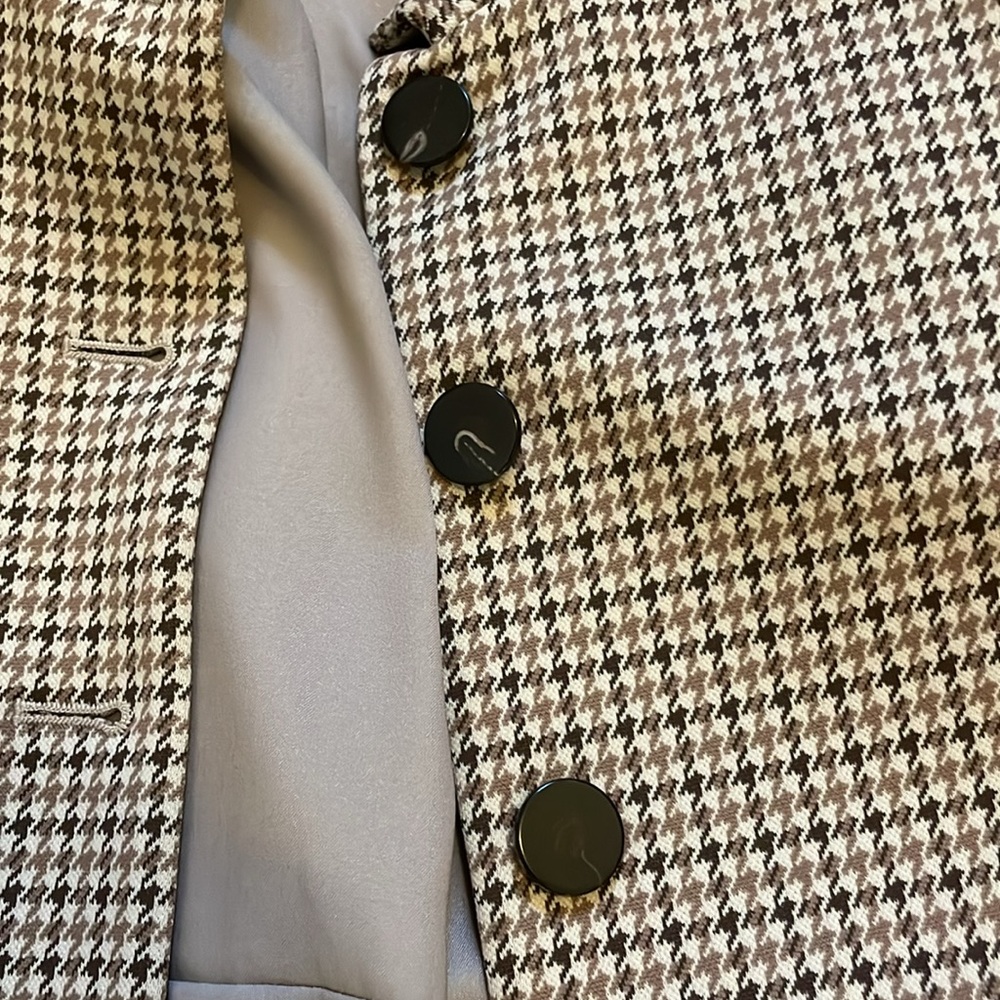 Theory Jacket Utilitarian Houndstooth Jacket Size… - image 4